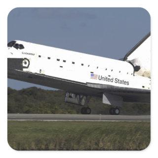 Space Shuttle Endeavour 27 Square Sticker
