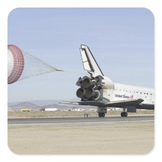 Space Shuttle Endeavour 4 Square Sticker