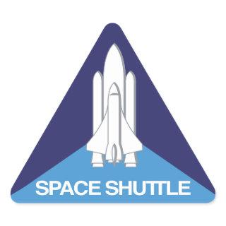 Space Shuttle Triangle Triangle Sticker