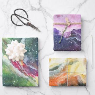 Space Watercolor  Sheets