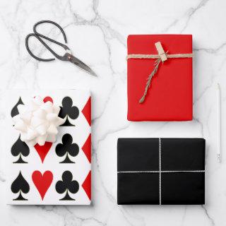Spade, Diamond, Club, Heart Playing Card Suits  Sheets
