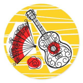 Spanish Souvenirs sticker round
