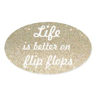 sparkle suitcase sticker