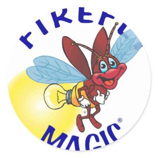 Sparky the Firefly Classic Round Sticker