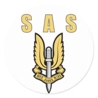 Special Air Service Classic Round Sticker