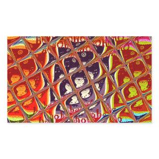 Special Christmas colors Snow  Santa HoHoho Pop Ar Rectangular Sticker