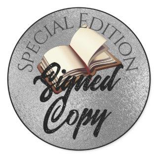 Special Edition Signed Copy Silver 2 Classic Round Sticker