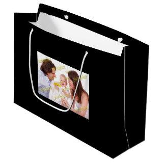 Special Family Photo Amazing Large Gift Bag