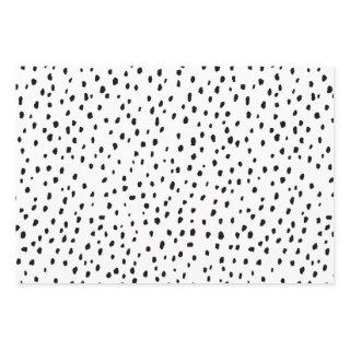 Speckle Dalmatian Pattern (black/white)  Sheets