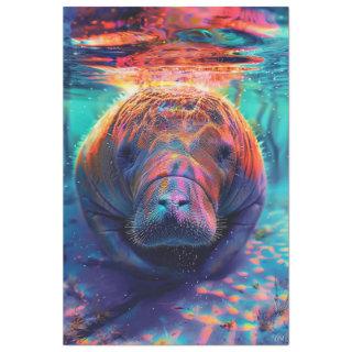 Spectrum of Colors Manatee Decoupage  Tissue Paper