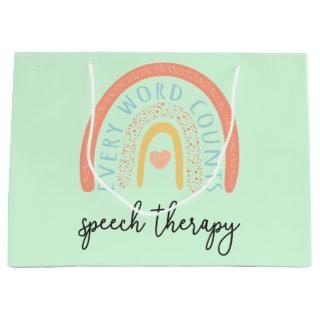 Speech Therapy II - Every Word Counts Large Gift Bag