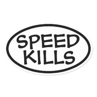 Speed Kills Car Stickers