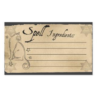 SPELL INGREDIENTS LABEL