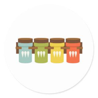 Spice Rack Classic Round Sticker