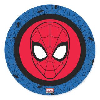Spider-Man | Head Logo Classic Round Sticker