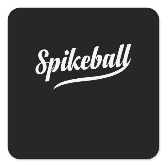 Spikeball Leisure Sport Hobby Roundball Square Sticker