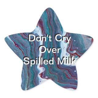 Spilled Milk Star Sticker