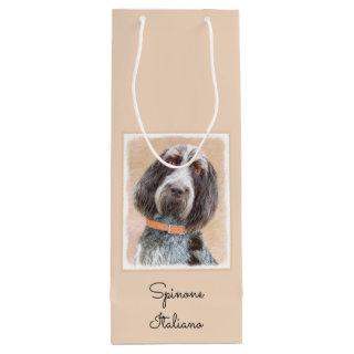 Spinone Italiano Painting - Cute Original Dog Art Wine Gift Bag