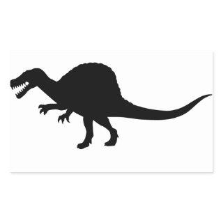 Spinosaurus Dinosaur Rectangular Sticker