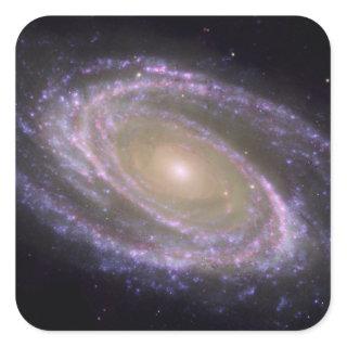 Spiral galaxy Messier 81 Square Sticker