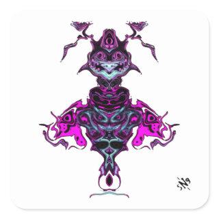 Spirit (or very weird chicken) v1 square sticker