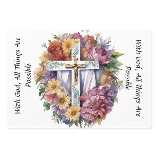 Spiritual Christian Symbols for Comfort  Sheets