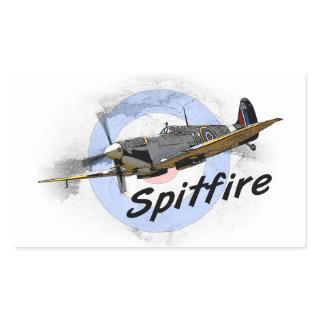 Spitfire Rectangular Sticker