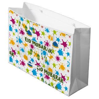 Splash Happy Eid Mubarak  Large Gift Bag