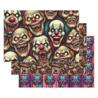 Spooky Creepy Clown Zombie Abandoned Carnival  Sheets