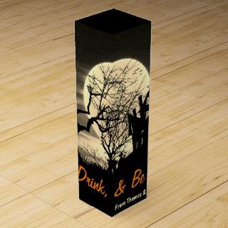 Spooky Full Moon  Wine Box