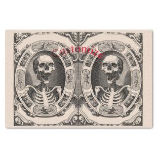 Spooky Human Skull Thunder_Cove  Tissue Paper