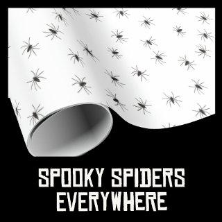 Spooky Little Spiders All Over Halloween