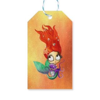 Spooky Mermaid with Octopus Gift Tags