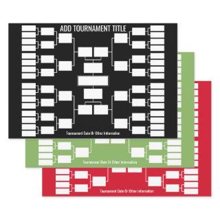 Sports Tournament Bracket for 32 Team Start  Sheets