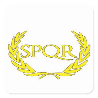 SPQR Roma Square Sticker