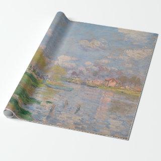 Spring by the Seine by Monet Impressionist