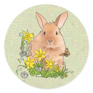 spring classic round sticker