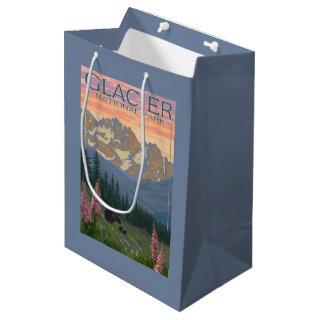Spring Flowers - Glacier National Park, MT Medium Gift Bag