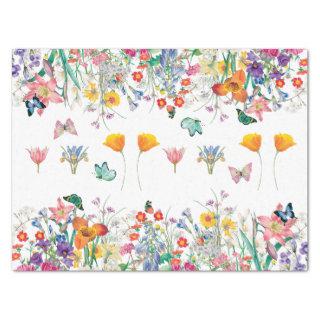 Spring Flowers With Single Elements Decoupage Tissue Paper
