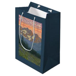 Spring Flowers - Yellowstone National Park Medium Gift Bag