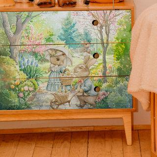 Spring Garden Walk Decoupage Tissue Paper