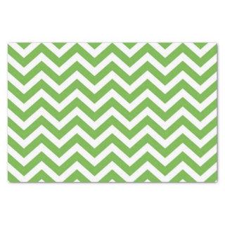 Spring Green & White Chevron Wedding Birthday Tissue Paper