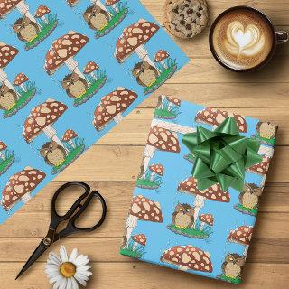 Spring Rain Shower Owl Mushroom