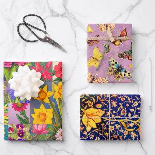 Spring Set, Butterflies, Emilia Floral  Sheets