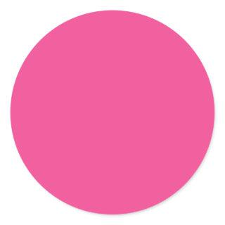 Spring Summer Color Beetroot Purple Classic Round Sticker