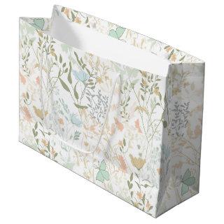 Spring Time Floral Pattern 01 - Large Gift Bag
