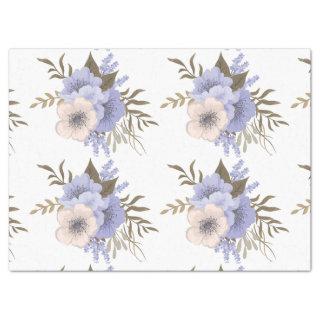 spring time flowers tissue paper