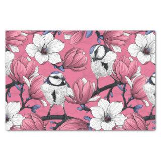 Spring time in pink tissue paper