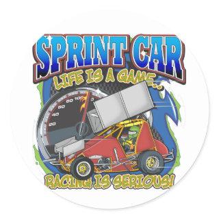 Sprint Car Life Classic Round Sticker