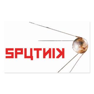 SPUTNIK - space/russian/soviet union/technology Rectangular Sticker